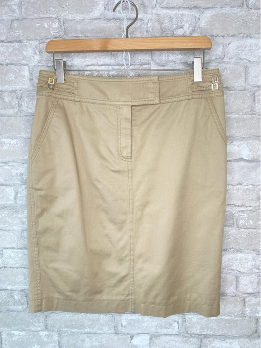 Escada Size M Tan Skirt