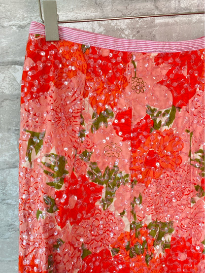 snak Size 2 Coral/Pink Skirt