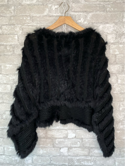 Henig Furs Size OS Black Poncho