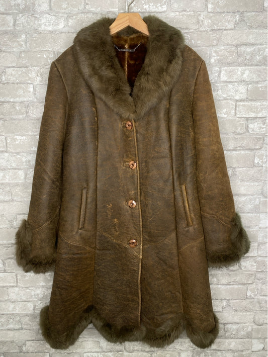 Knoles & Carter Size XL Brown Coat