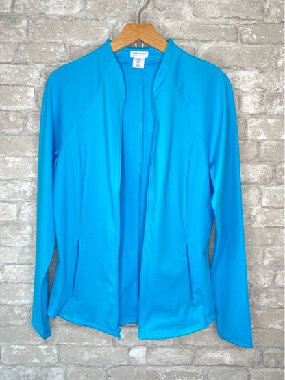 Sigrid Olsen Size M Aqua Jacket