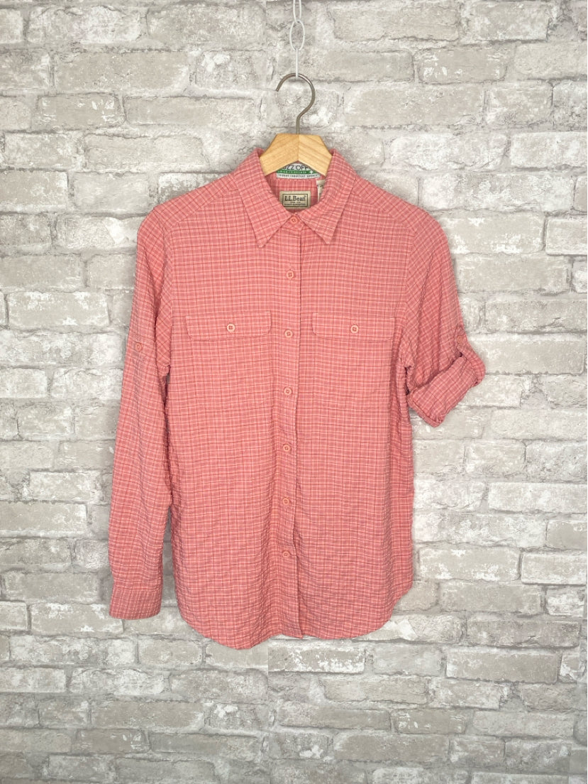 LL Bean Size XS Pink Shirt