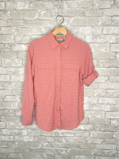 LL Bean Size XS Pink Shirt