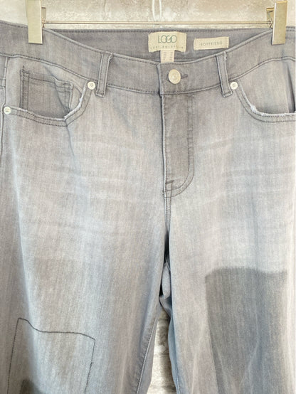 LOGO Lori Goldstein Size M/10 light grey Jeans