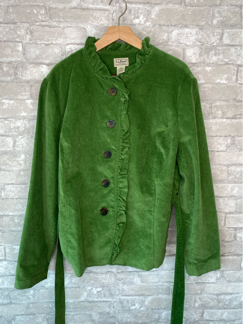 LL Bean Size XXL/20 Kelly Green Jacket