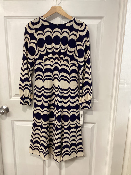 Maggy London Size XS/0 Navy/Beige Dress