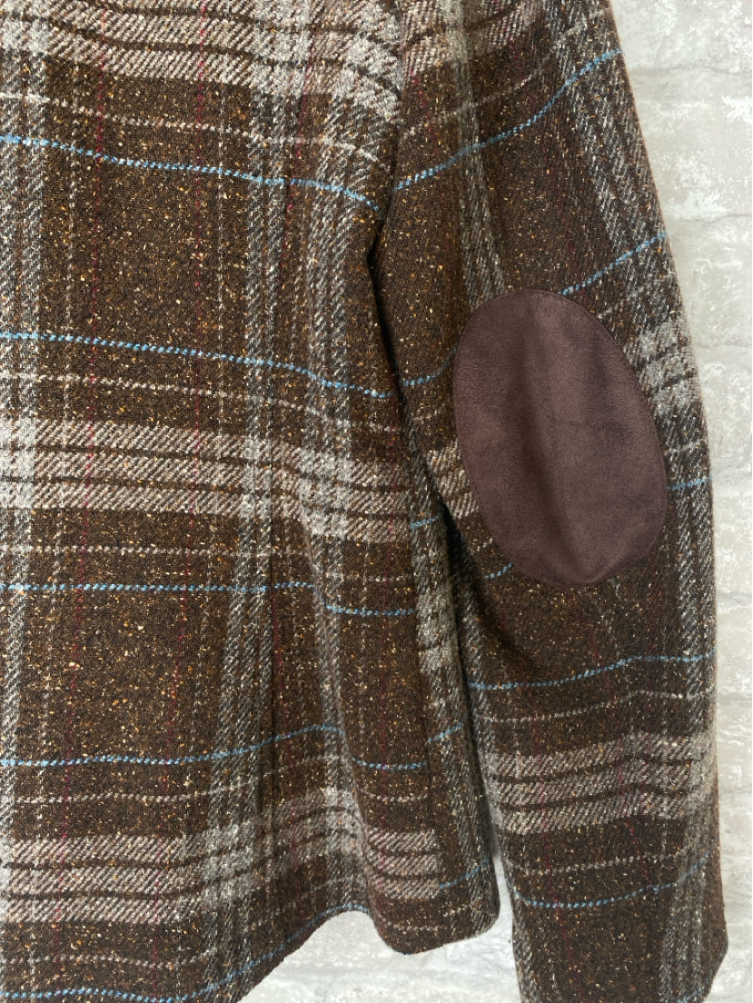 LL Bean Size S Brown/Grey/Blue Jacket (Outdoor)