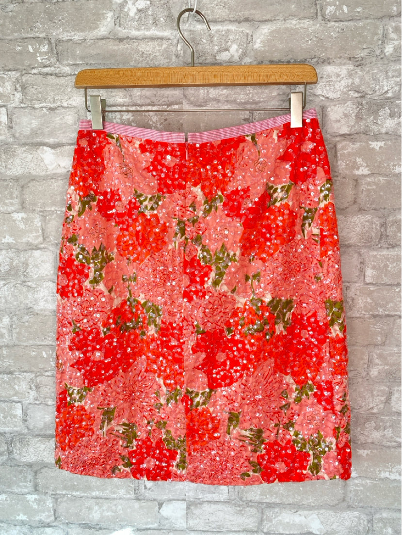 snak Size 2 Coral/Pink Skirt