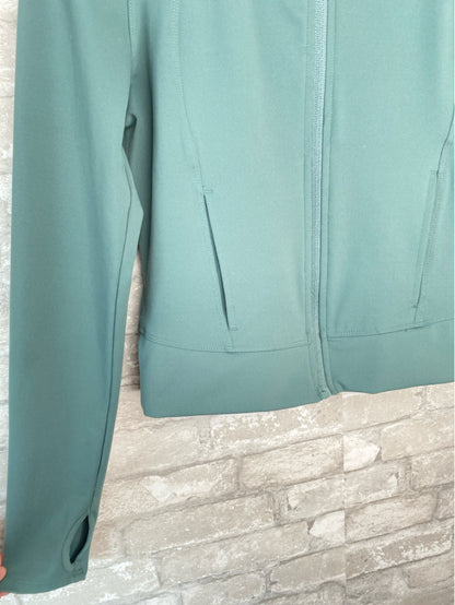 90 Degree by Reflex Size M Dark Sage Green Jacket