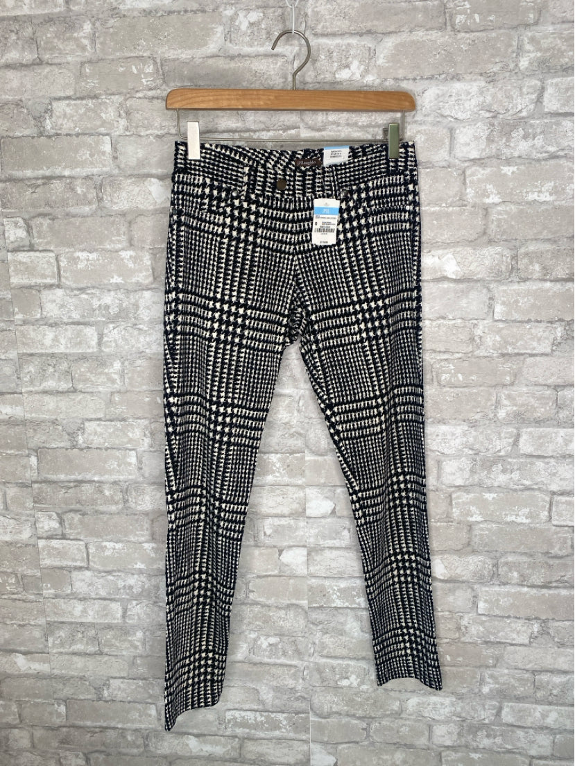 J. McLaughlin Size 0 Black/Cream Pants