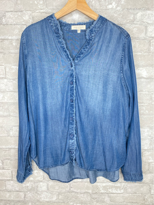 Side Stitch Size L Chambray Shirt