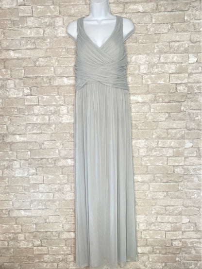 Davids Bridal Size L/12 Sage Blue Gown/Evening Wear