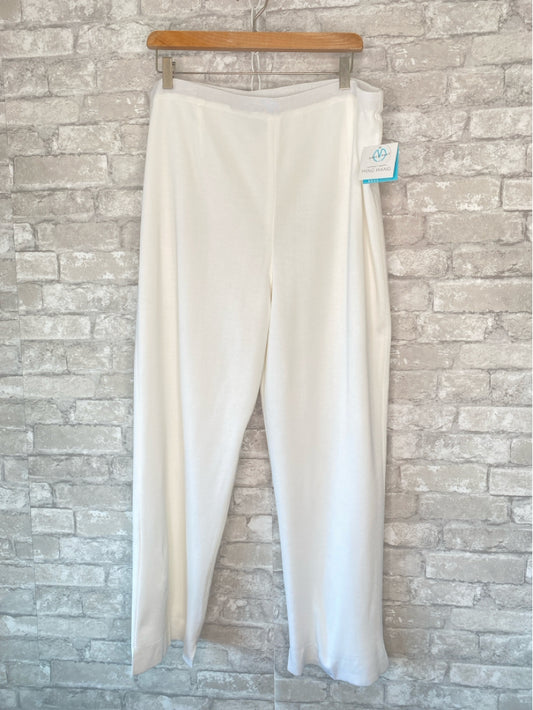 Ming Wang Size 2XL White Misc. Pants