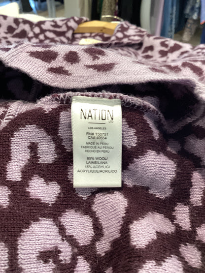 Nation Size S/M Aubergine/Lilac Sweater