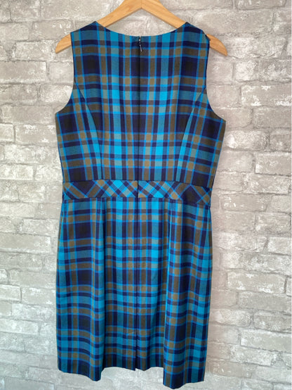 Tommy Hilfiger Size M/10 Blue/Bronze Dress