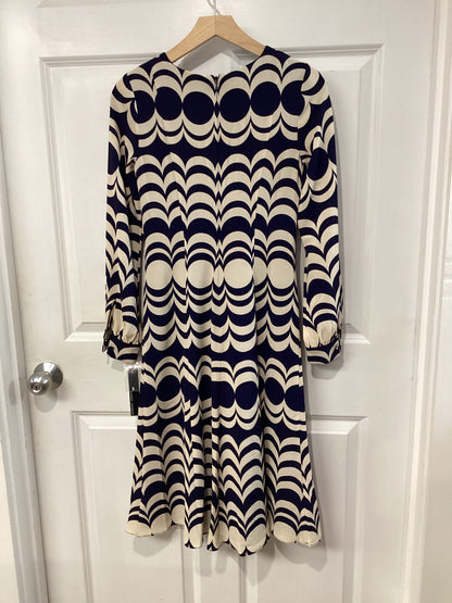 Maggy London Size XS/0 Navy/Beige Dress
