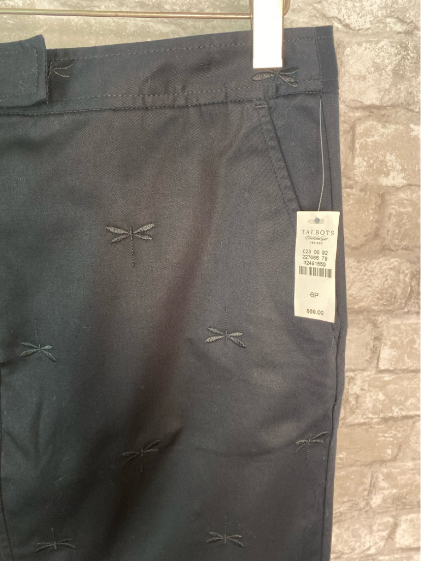 Talbots Size SP/6 Black Skirt