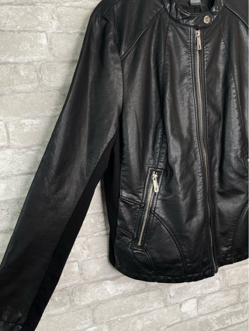 Kenneth Cole Size XL Black Leather