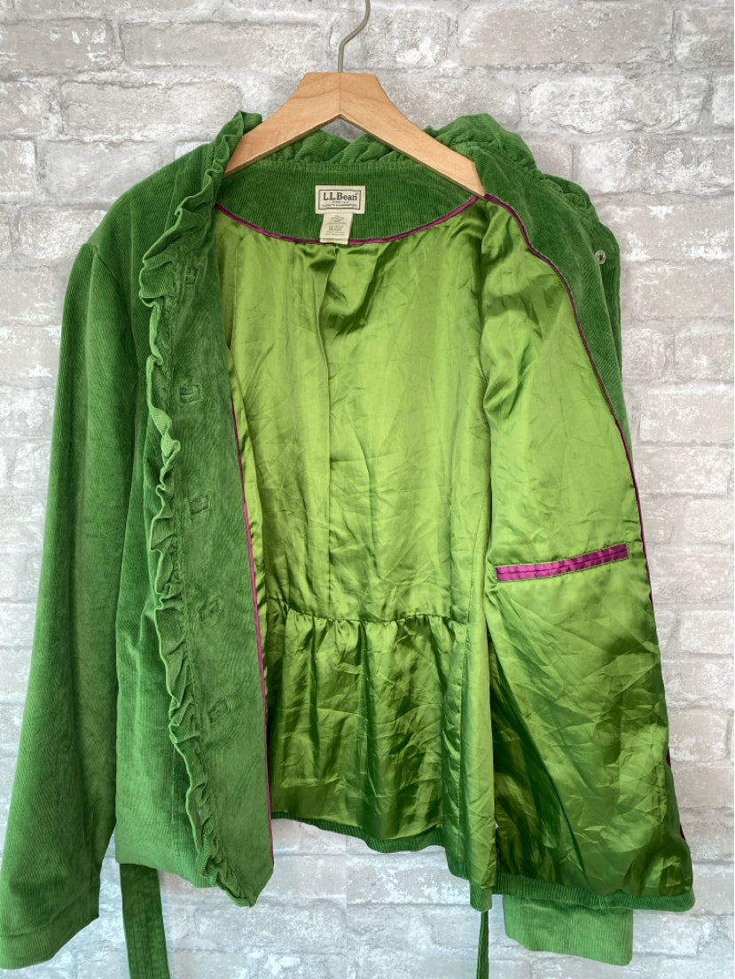 LL Bean Size XXL/20 Kelly Green Jacket