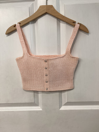 CAPULET Size XS/S peach/ivory Tank Top