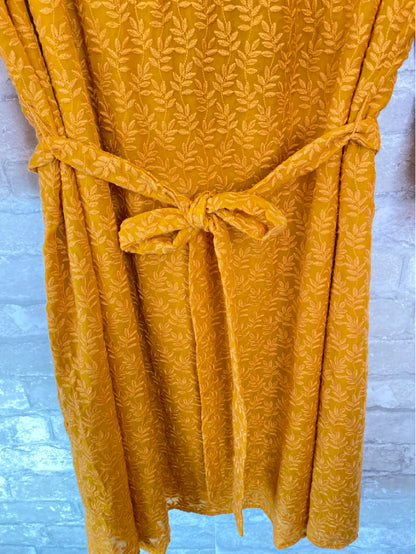 Daniel Rainn Size L Golden Yellow Dress