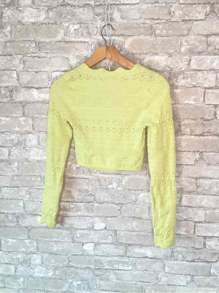 Urban Outfitters Size S neon yellow Knit Top