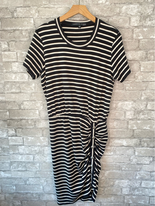 Veronica Beard Size XL Black w/ White Dress