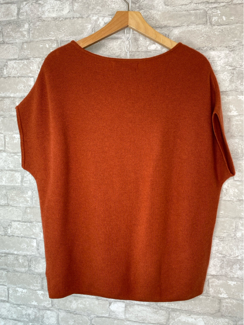 Tahari Size M Pumpkin Spice Sweater