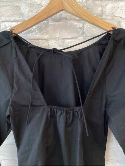 J Crew Size XXS Black Blouse