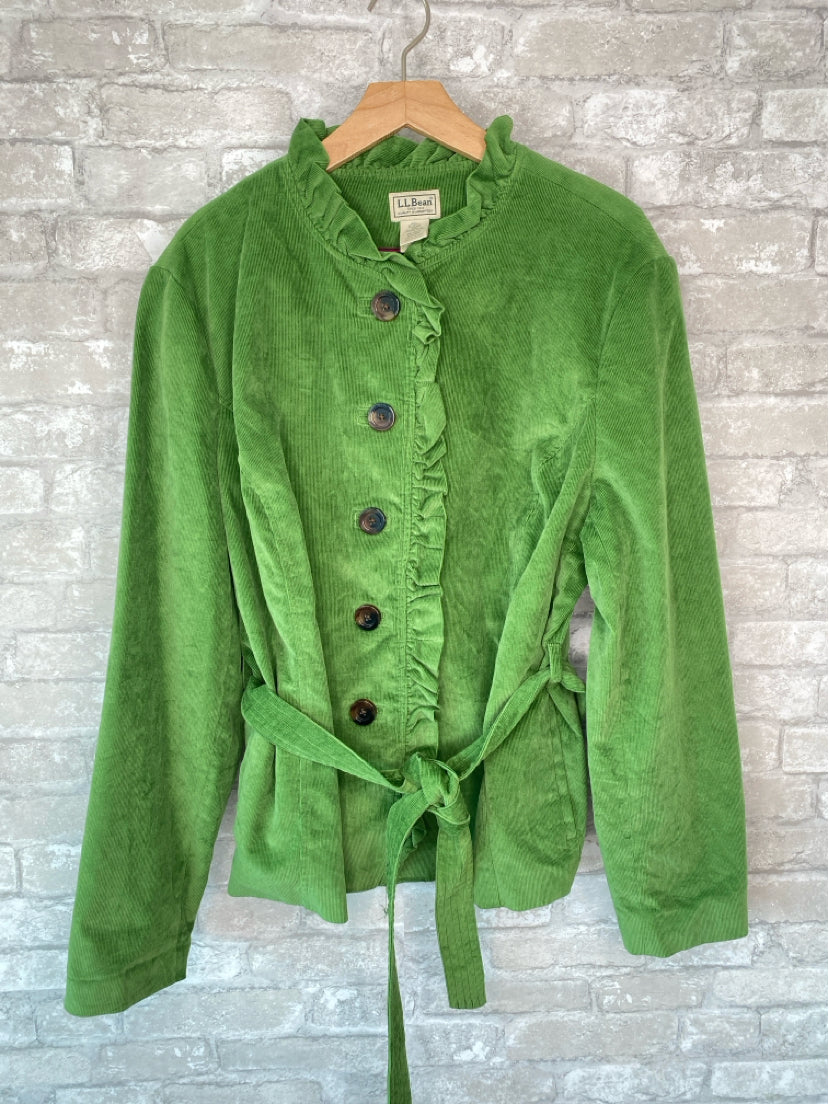 LL Bean Size XXL/20 Kelly Green Jacket