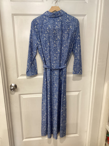 J McLaughlin Size M Blue/White Dress