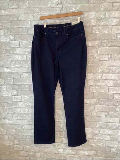 Talbots Size L/12 dark wash Jeans