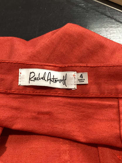 Rachel Antonoff Size S/4 Orange Red Skirt