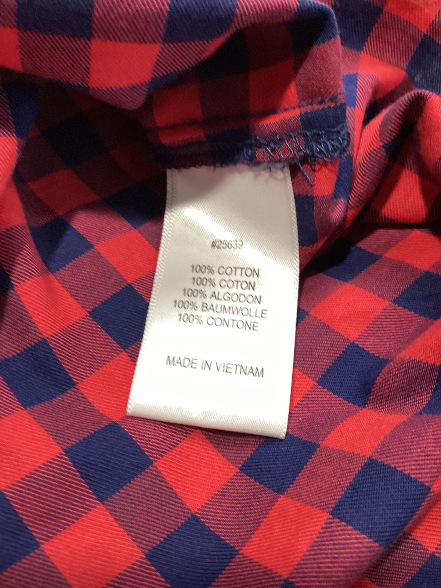 Guest Editor Size M Red/Blue Dress