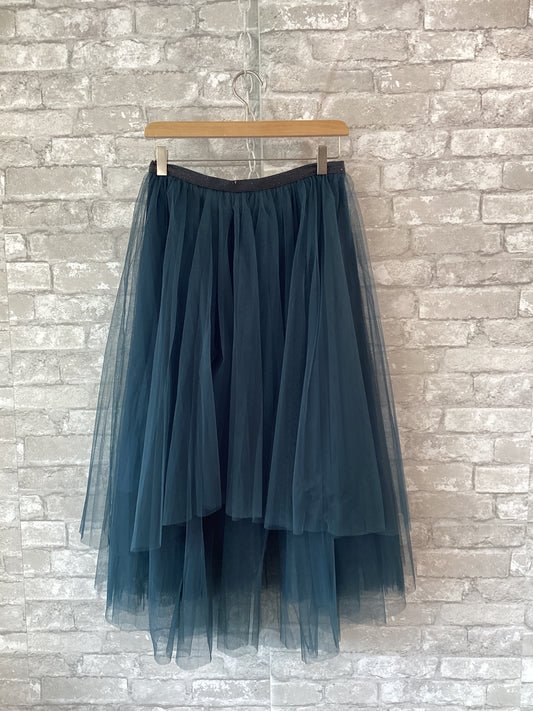 Brunello Cucinelli Size 4 teal green Skirt
