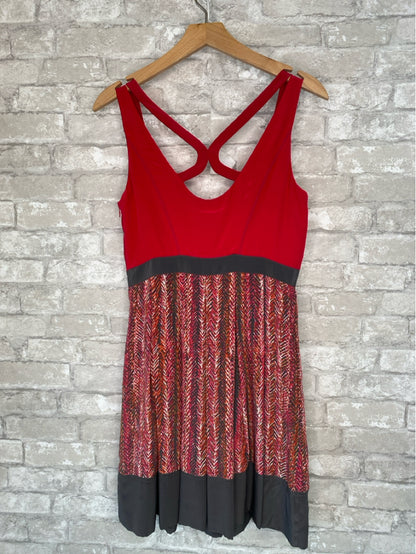 Sine Size XXS/2 Raspberry/Grey Dress