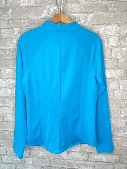 Sigrid Olsen Size M Aqua Jacket