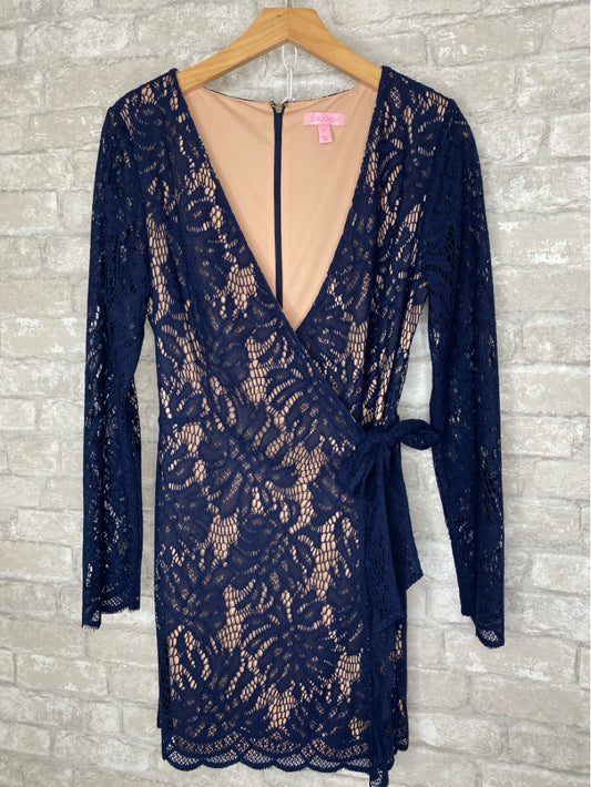 Lilly Pulitzer Size M Navy/Nude Romper