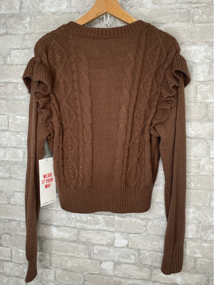 Celebrity Pink Size L Brown Sweater