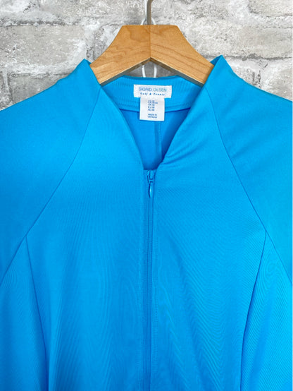 Sigrid Olsen Size M Aqua Jacket