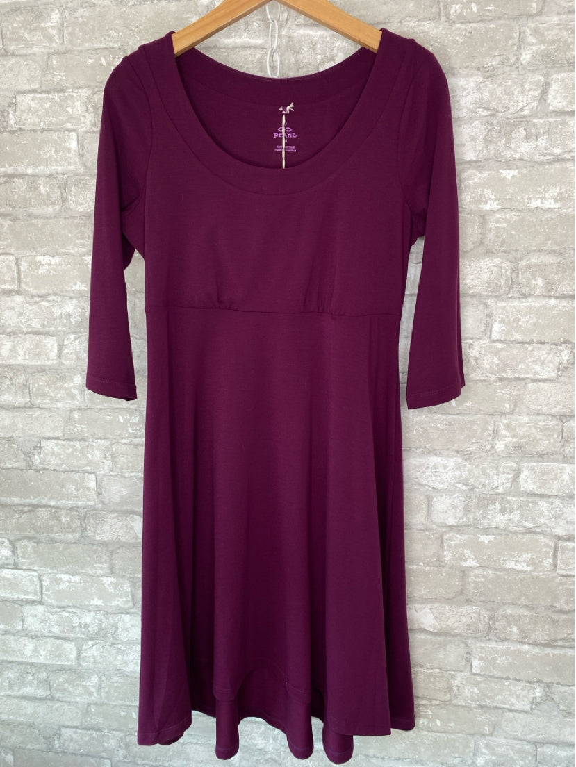 Prana Size M Plum Purple Dress