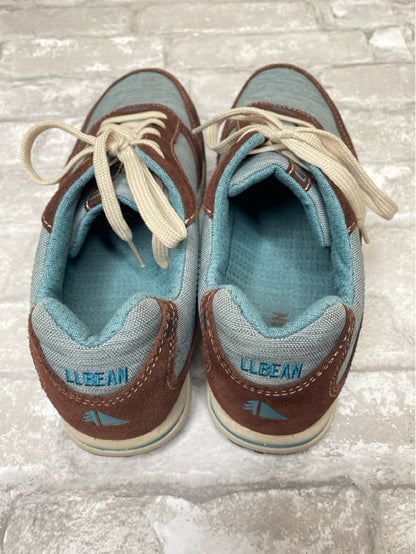 LL Bean Size 8 Teal/brown Sneakers