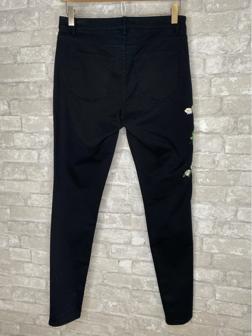 Elie Tahari Size XS/27 Black/Multi Pants