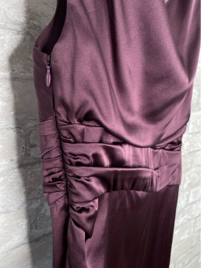 Suzi Chin Size S/6 aubergine Dress