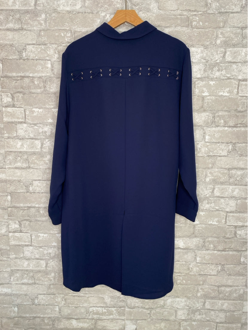 Chicos Size L Navy Dress