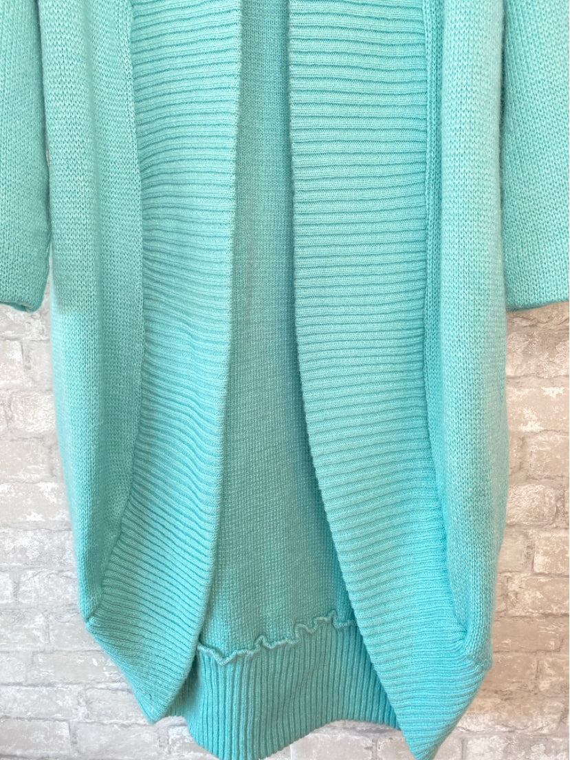 Jaques Borel Size M/L Turquoise Sweater