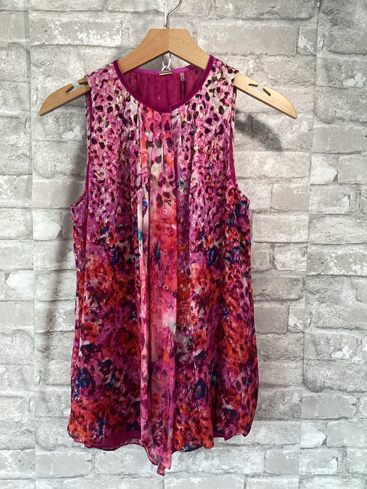 Elie Tahari Size XS Pink Shirt