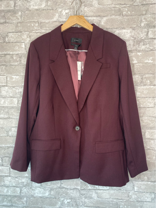 J Crew Size XXL/20 Oxblood Blazer