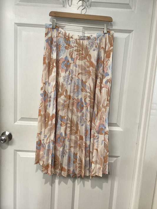 Vince Size L/14 peach, light blue, beige Skirt