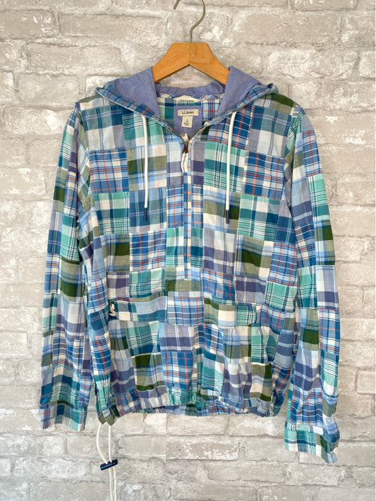 LL Bean Size S blue/green/white Misc. Jacket